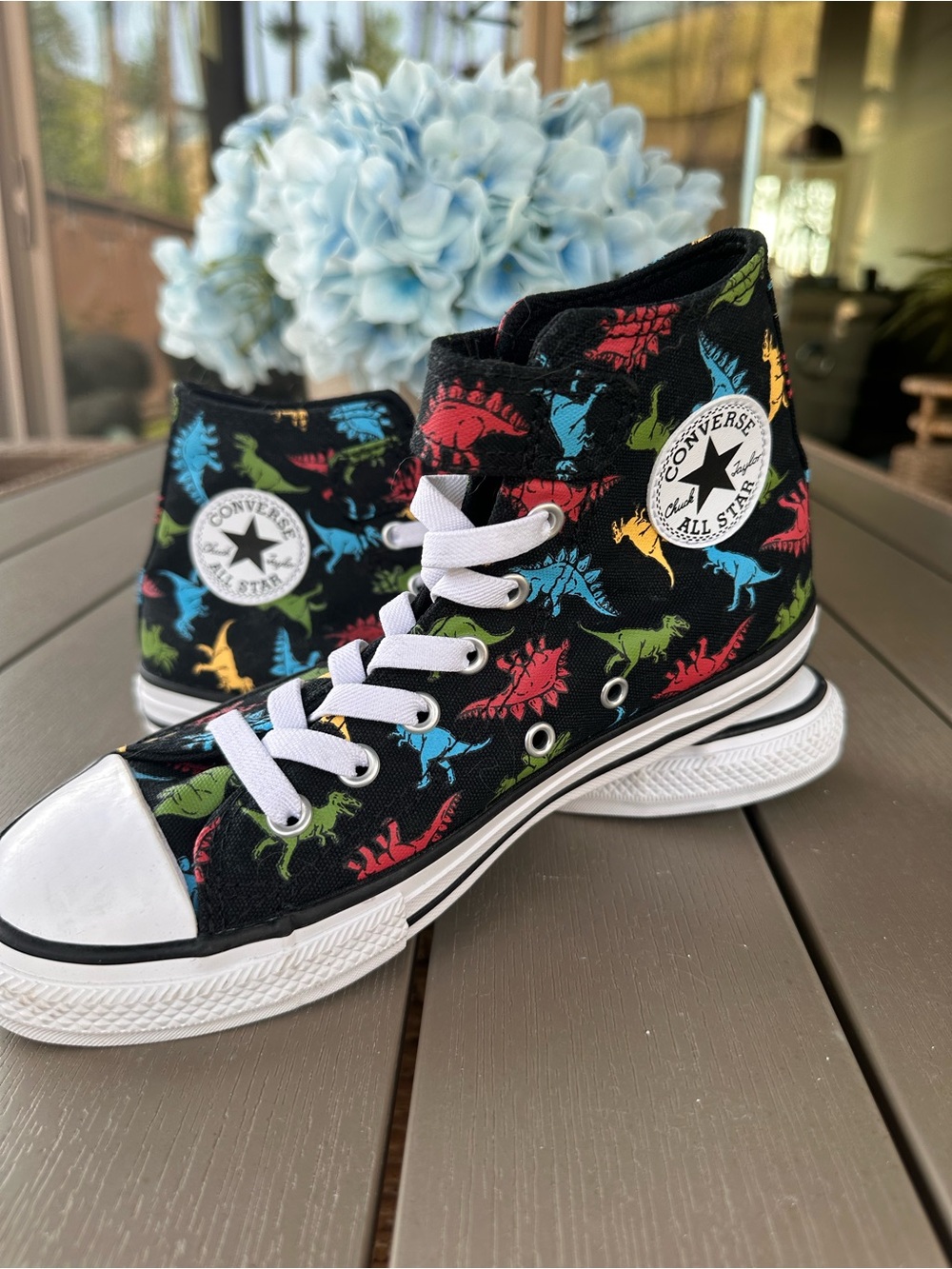 Converse Black with White Accent Youth Sneakers